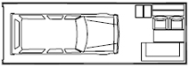 10x30 unit holding car and furniture